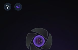 LapseMaker home screen Dark