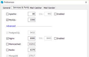 Serviecs & ports page