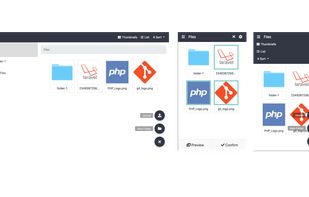 Laravel File Manager screenshot 1