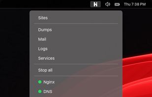 Laravel Herd screenshot 1