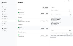 Laravel Herd screenshot 2