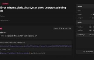 Laravel Nightwatch screenshot 2