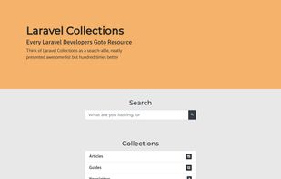 LaravelCollections.com screenshot 1