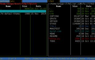 Tabs and compressed file VFS