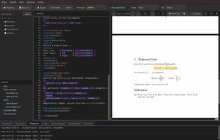 LaTeX Editor screenshot 1