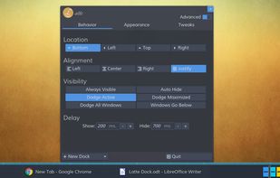 Latte Dock screenshot 1