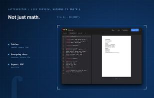 LatteX screenshot 1