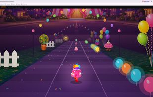 Gameplay of "Balloon Breakaway" on Launch Arcade.