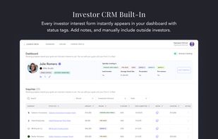 Investor CRM Built-In