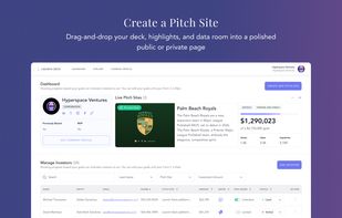Create a Pitch Site