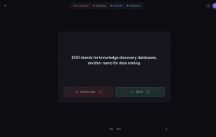 Study flashcards with spaced repetition to remember more, forget less.