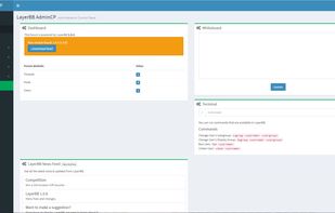 Control Panel Dashboard