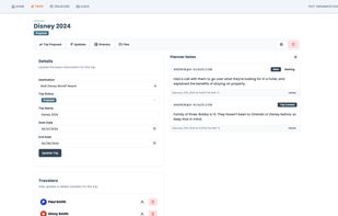 Layup Trip Dashboard