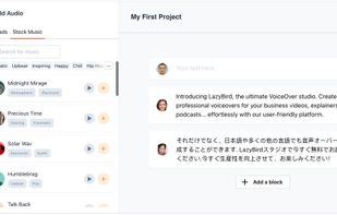 Selecting background music