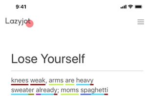 Lazyjot screenshot 1