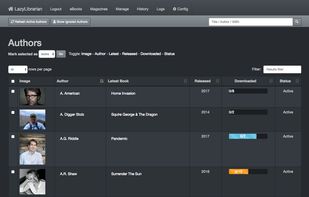 LazyLibrarian screenshot 1