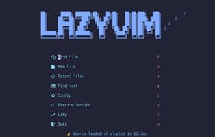 LazyVim screenshot 1