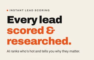 Every lead scored and researched