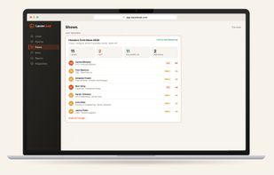 Web dashboard: every show, every lead