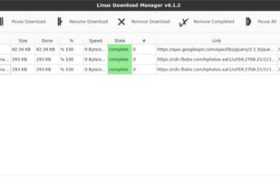 Linux Download Manager screenshot 1