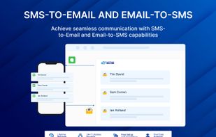 Seamlessly connect and stay informed anywhere. Receive and respond to incoming messages from your phone to email & vice versa, ensuring responsiveness and real-time communication
on-the-go.