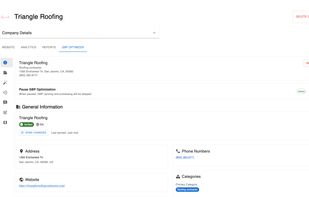 Manage and sync your Google Business Profile directly from Lead Oracle AI. View business details, pause optimization, and keep everything up to date — no logging into Google required.
