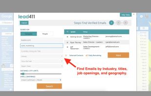 Lead411 screenshot 1
