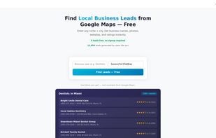 LeadFinder screenshot 1