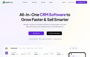 LeadHeed is a simple, easy-to-use CRM for beginners and small businesses.