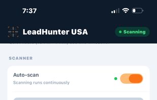 Continuous scanning with quiet hours, or trigger a one-time scan.
