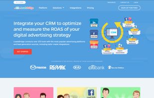 LeadsBridge homepage