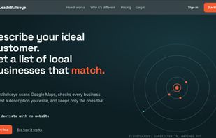 leadsbullseye-landing-page