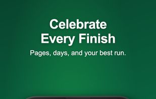 Celebrate every finish