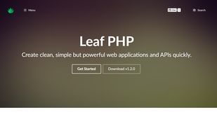 Leaf PHP screenshot 2