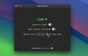 Leaf screenshot 2