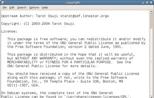 Leafpad screenshot 1