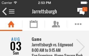 LeagueAthletics screenshot 1