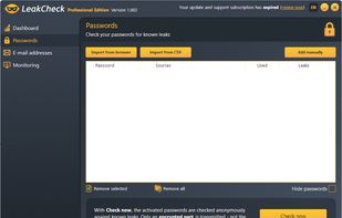 LeakCheck screenshot 1