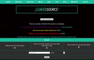 LeakedSource screenshot 1