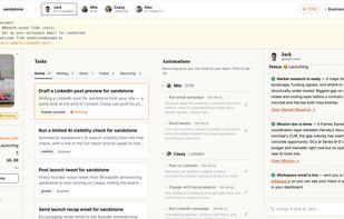Bring your existing business and let leapd run the whole business for you - sales, marketing, AI visibility, outreach, and more - all on autopilot. 
