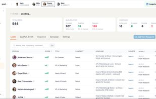 Leapd find customers on autopilot and runs linkedin outreach campaign.  