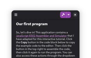 Learn 6502 Assembly screenshot 1