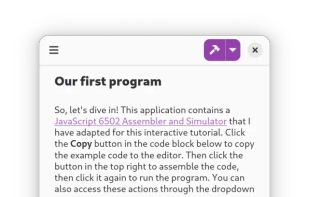 Learn 6502 Assembly screenshot 1