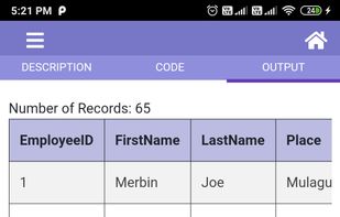 Learn SQL screenshot 1