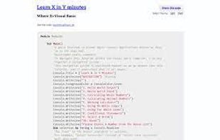 Learn X in Y minutes screenshot 1