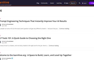 LearnHive screenshot 2