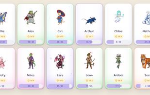 The class as the teacher sees it: every pupil's character, level and progress on one board.