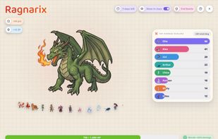 A boss the whole class fights together, with live damage from each pupil.