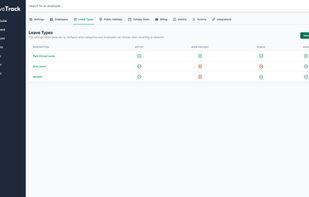Leavetrack screenshot 2