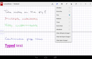 LectureNotes screenshot 1